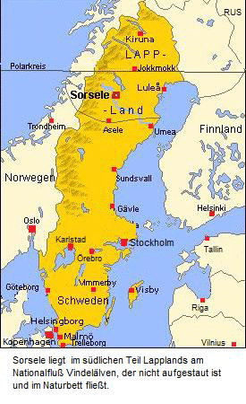 Lappland Karte
